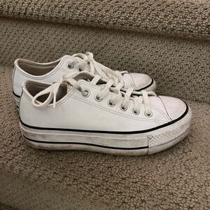 Converse platform shoes